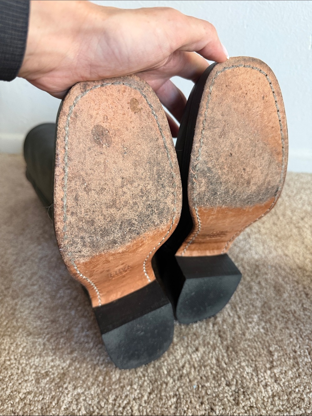 Frye Campus 14L Black Boots, Sz 7.5 - Excellent Condition - Picture 6 of 7